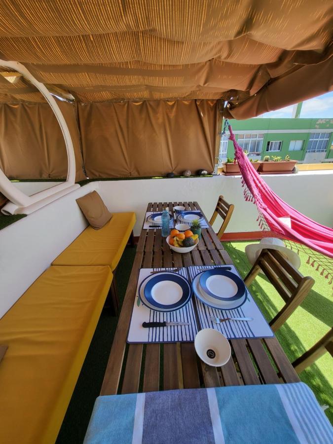 Apartamento Calandria Confital Para 8 Con Terraza Y Bbq Proxima Playa Las Palmas Buitenkant foto